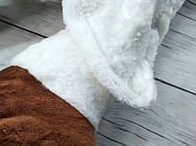 М'яка іграшка з пледом усередині Конячка біла 60 см (символ 2026 року), фото 5