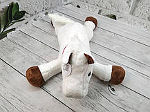 М'яка іграшка з пледом усередині Конячка біла 60 см (символ 2026 року), фото 4