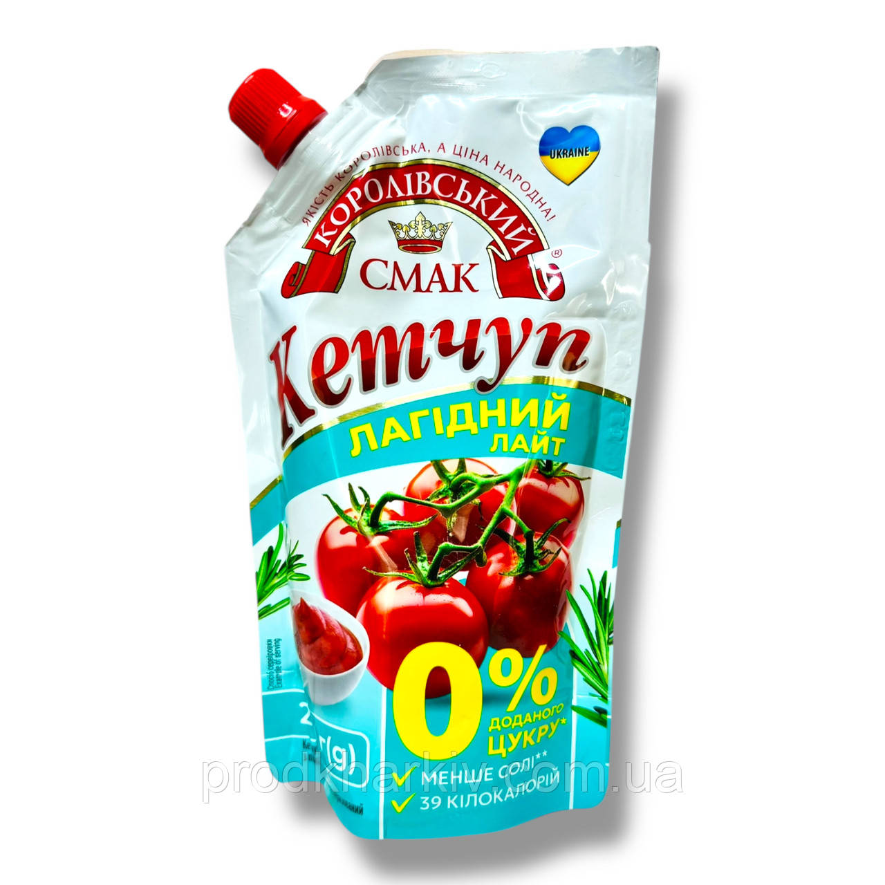 Кетчуп Ніжний 0% (Кролівський Смак) Д/п 250 грамів