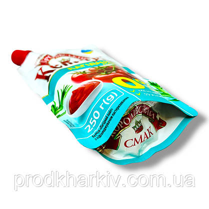 Кетчуп Ніжний 0% (Кролівський Смак) Д/п 250 грамів, фото 4