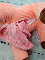 М'яка іграшка з пледом усередині Конячка рожева 60 см (символ 2026 року), фото 4