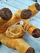 М'яка іграшка з пледом усередині Конячка руда 60 см (символ 2026 року), фото 4