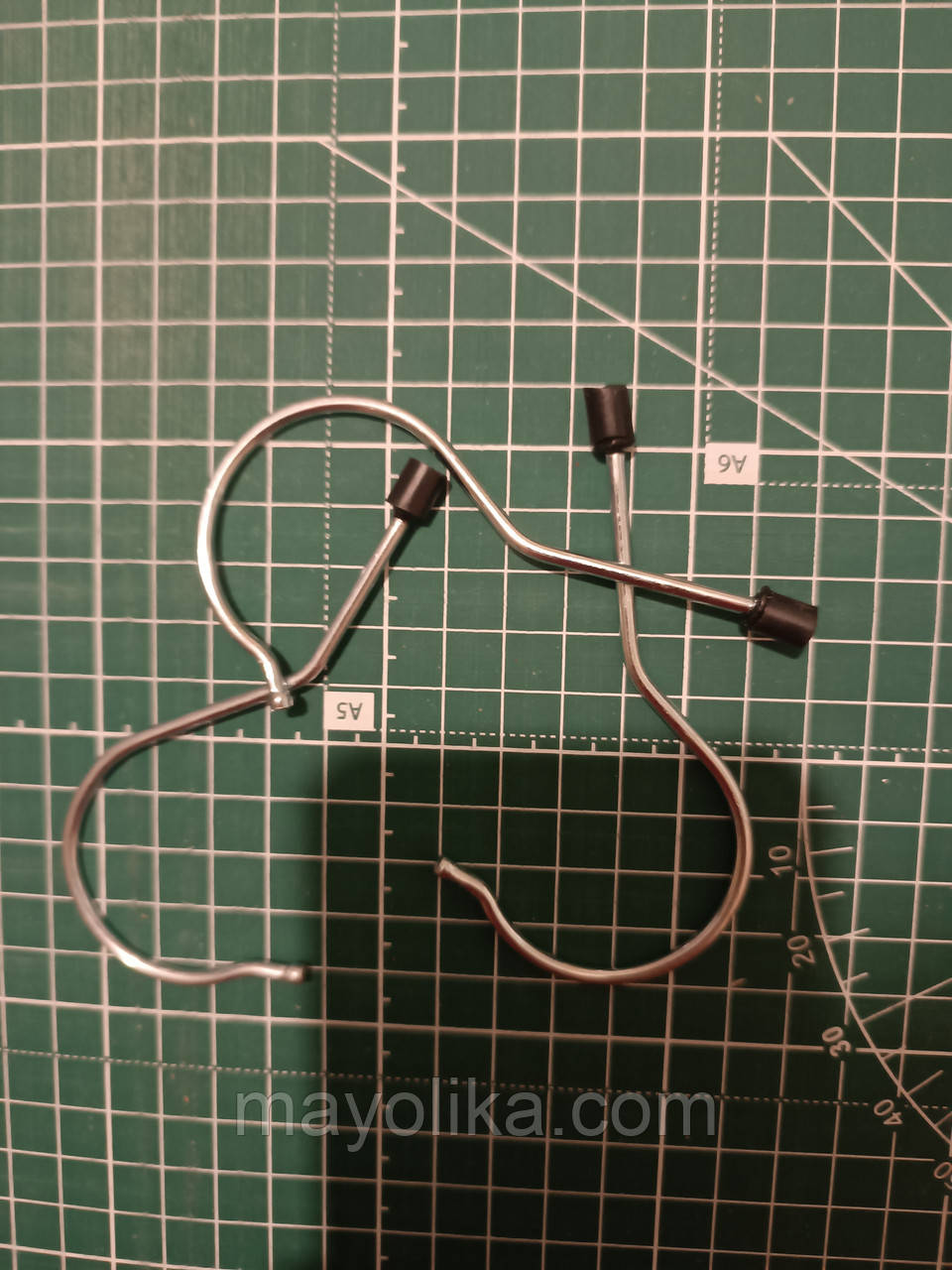 Гачок металевий, сріблястий(для хангерів)., фото 1