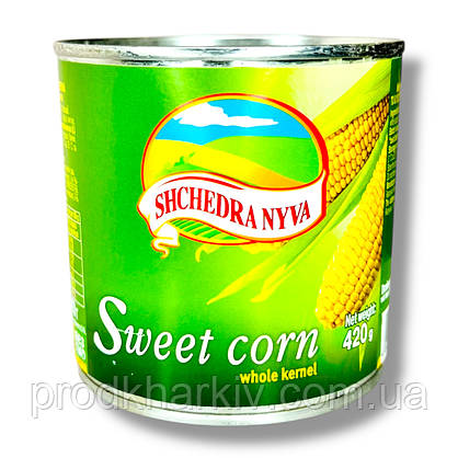 Кукурудза цукрова (Щедра Нива) жб 420 Грамм, фото 4