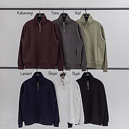 Стильна чоловіча однотонна тепла толстовка на флісі