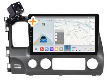 Магнітола для Honda Civic 2006-2011 (4 ГБ/64 ГБ) на Android | QLED-екран, GPS, Bluetooth та 4G