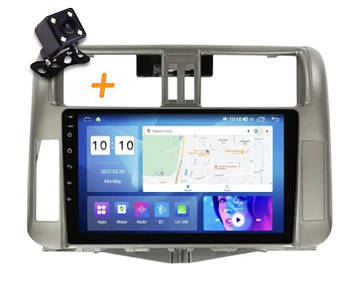 Магнітола для Toyota Land Cruiser Prado 150 2010-2013 (4+64 Гб) на Android | QLED-екран, 4G