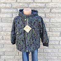 Куртка-парка текстильна на флісі