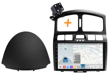 Магнітола для Hyundai Santa Fe 2000-2006 (4+64 ГБ) на Android | QLED-екран, 4G