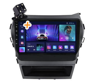 Магнітола для Hyundai Santa Fe IX45 2013-2017 (4+64 ГБ) на Android | QLED-екран, 4G