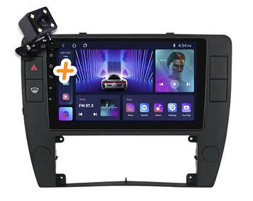 Магнитола для Volkswagen Passat B5 2004-2009 (4+64 ГБ) на Android | QLED-екран, 4G