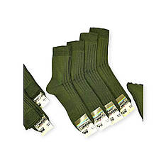 Зимові тактичні шкарпетки з махрою ЗСУ 41-44 Хакі військові шкарпетки армійські