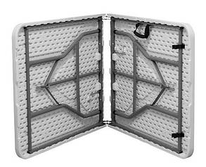 Стіл складаний TE-1806, білий, фото 3