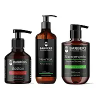Шампунь для чоловіків тонізуючий New York + Гель для душу Sacramento + Шампунь для бороди Boston В ПОДАРУНОК!