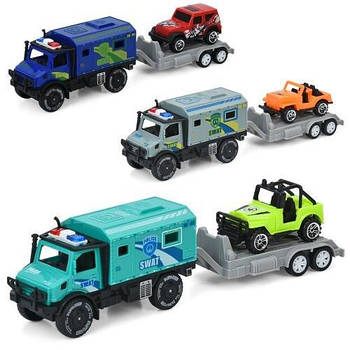 Іграшковий Трейлер інерція, з причепом 1897-31 G-Rich