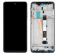 Дисплей Xiaomi Poco X3 / X3 NFC / X3 Pro чорний Екран з сенсором (модуль) + рамка