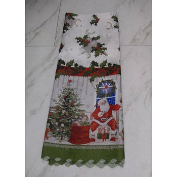 Скатертина "Новорічна" 1,8*1,5м 0965_DSCN G-Rich