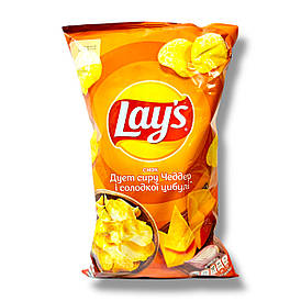 Чипси 120 г Lay's Сир чедер і цибуля