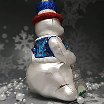 Скляна ялинкова прикраса Сніговик у Франції Impuls. асортимент як Irena, Komozja, фото 3