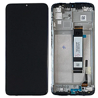 Дисплей Xiaomi Redmi 9T / Poco M3 черный Экран з сенсором (модуль) + рамка