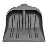 Лопата снігоприбиральна чорна (ХАРПЛАСТМАС), фото 2