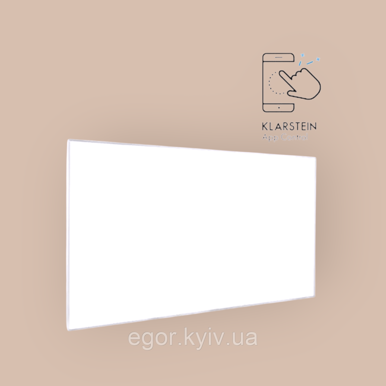 Інфрачервоний обігрівач Klarstein Wonderwall 60 (10032810) | 600 Вт, настінний, IP24, фото 1