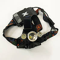 Фонарь на голову для туристов W602-T6-2XPE, Фонарик на лоб, Налобный фонарь для точных работ RP-54