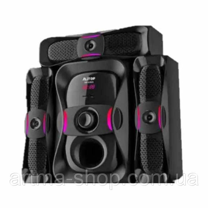 Акустична система із сабвуфером ZPX-3070, Bluetooth, Потужність 60 Вт, FM-радіо/USB/SD-card/пульт, чорна