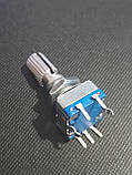 Цифровий потенціометр енкодер 5 контактів EC11 360, фото 4