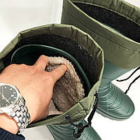 Міцні гумові чоботи для чоловіків 45р, Осінні гумові чоботи Чоловічі на осінь BK-20