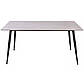 Стіл керамічний Rion 160х90 см під сірий мармур із металевими ніжками на кухню, фото 2