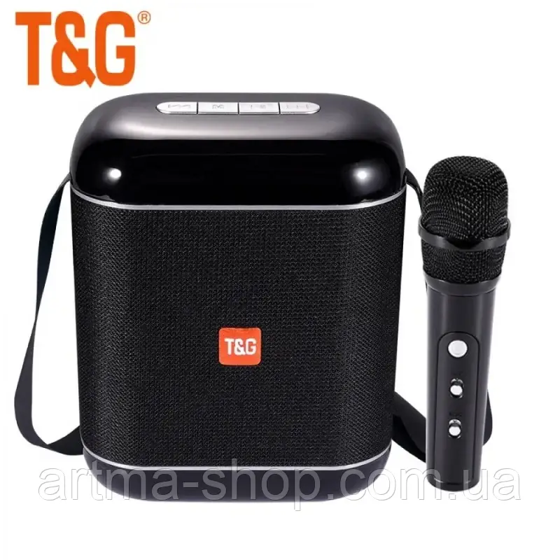 Колонка Bluetooth портативна T&G TG523 з мікрофоном