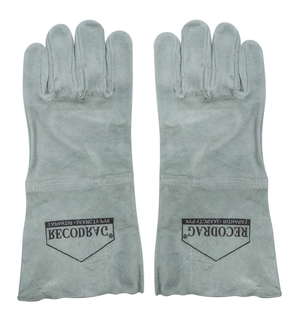 Рукавички Краги сірі довгі