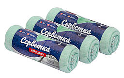 Серветка (ганчірка) для підлоги Premium 1-й сорт бірюзова 50*60 см (PROFIT)