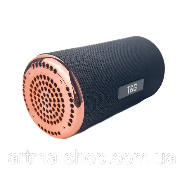 Портативна Bluetooth колонка T&G TG153, з функцією гучного зв'язку, Потужність 10Вт, чорна, фото 1