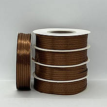 #31 Стрічка атласна 3мм / 90м коричневый