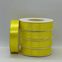 #15 Стрічка атласна 3мм / 90м світло-жовтий