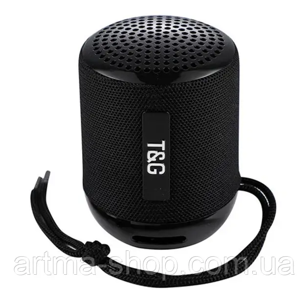 Мініатюрна портативна колонка TG-129, Потужність 3Вт, чорна
