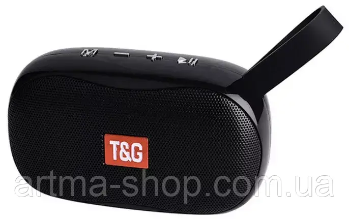 Портативна Bluetooth колонка T&G TG-173, Потужність 5Вт, чорна