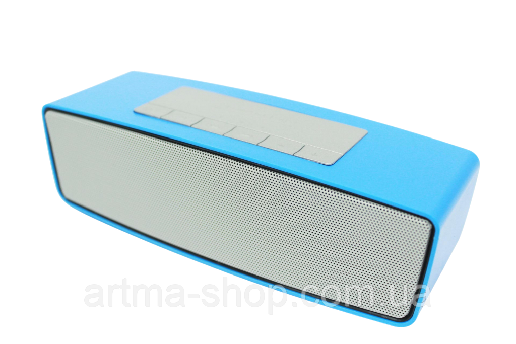 Mini bluetooth колонка S-307BT, Потужність 10Вт, FM Radio, USB, microSD, AUX, чорна