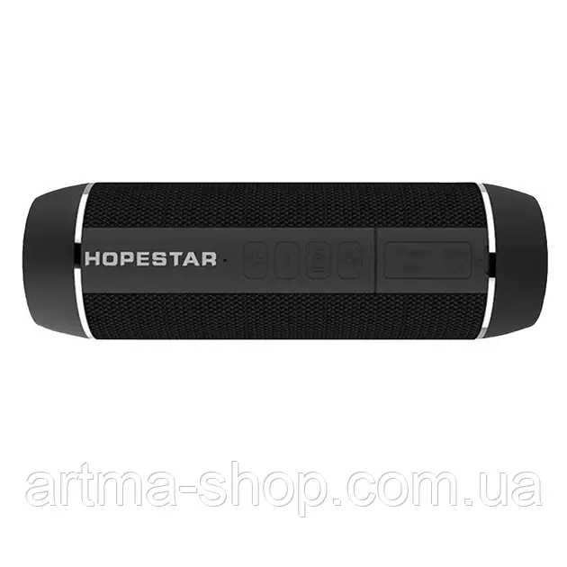 Портативна Bluetooth колонка Hopestar P11 з вбудованим ліхтариком, Потужність 5Вт, чорна
