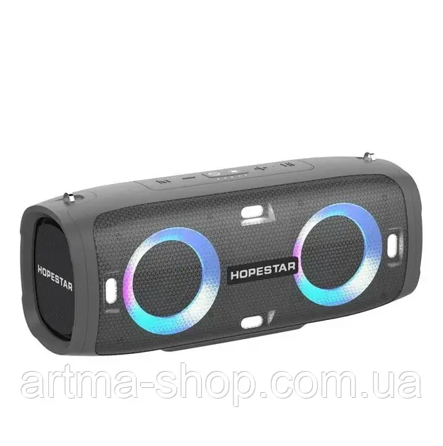 Портативна Бездротова Bluetooth Колонка Hopestar A6 Party, Потужність 30 Вт, чорна