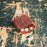 Шкіряний гаманець портмоне BGS коньячний рудий BGS3034, фото 5