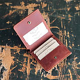 Шкіряний гаманець портмоне BGS коньячний рудий BGS3034, фото 2
