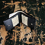 Шкіряний гаманець портмоне BGS чорний BGS3031, фото 4