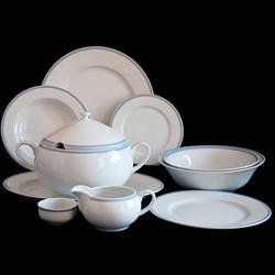 Thun Opal Сірий та сині пластинки чехия