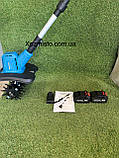 Акумуляторний ручний культиватор KRAFFTEC KR-1039 Germany для розпушування та прополювання городу, Бездротовий, фото 4