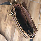 Чоловіча повсякденна шкіряна сумка BGS оливкова 23*20*7 см BGS3044, фото 6