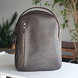 Жіночий шкіряний рюкзак BGS коричневий BGS3048, фото 2