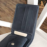 Чоловічий шкіряний гаманець портмоне BGS синій BGS3051, фото 2
